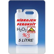 Hidrojen Peroksit %3 Lük 5 Litre - Oksijenli Su