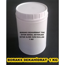 Kavanozda Boraks Dekahidrat 1 KG - Alternatif Temizlik - Doğal Deterjan
