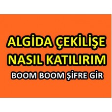 Algida Boom Boom Çekilişe Nasıl Katılırsın