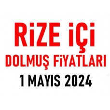 Rize 2024-2025 Dolmuş Fiyatları