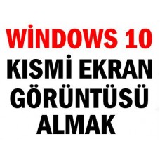 Windows Belirli Yerin Ekran Görüntüsü Almak