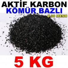 Aktif Karbon Kömür Bazlı Filtre Malzemesi Granül 5 Kg