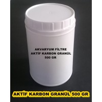 Aktif Karbon Filtre Malzemesi Granül 500 Gr Plastik Kavanozda